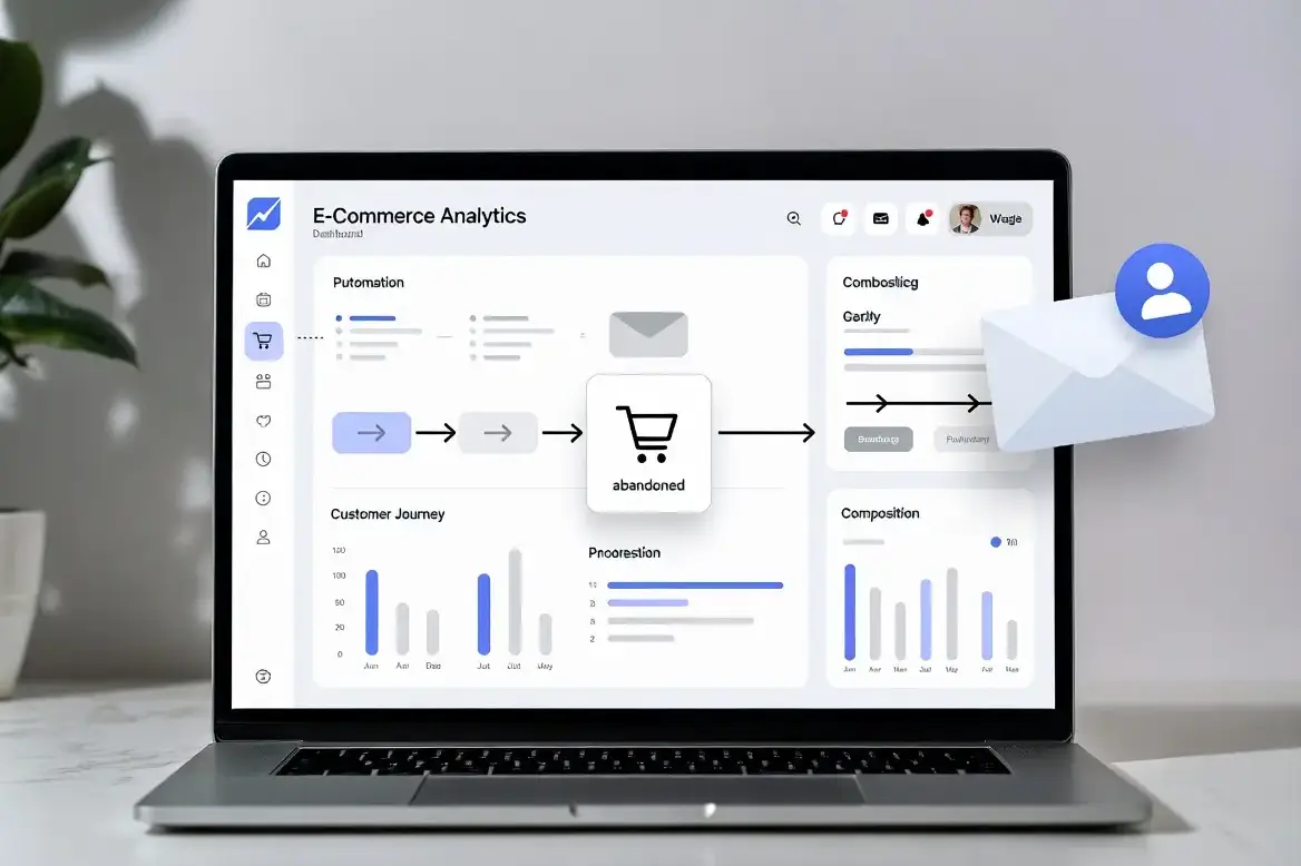 Automated Abandoned Cart Email Workflow Dashboard