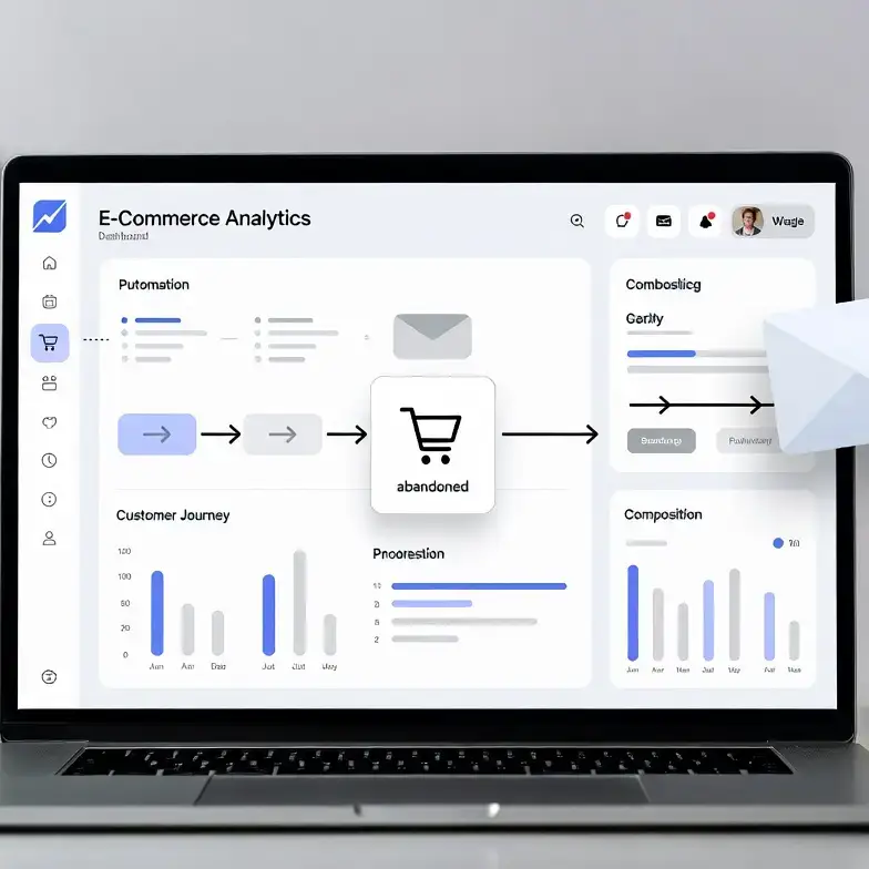 Automated Abandoned Cart Email Workflow Dashboard